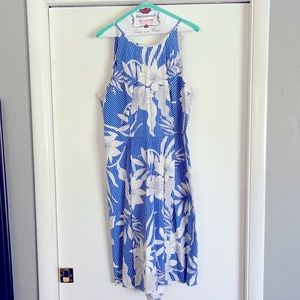 Blue spring dress